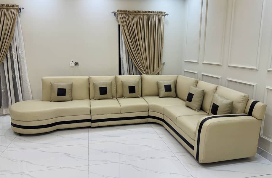 L shape sofa set 1