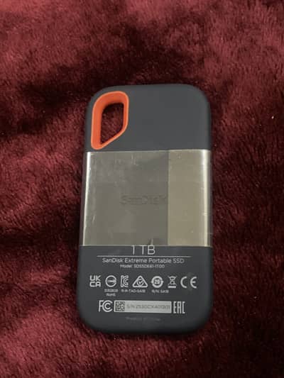 Sandisk extreme portable SSD
