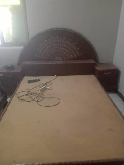 Double Bed Set Excellent Condition Tables