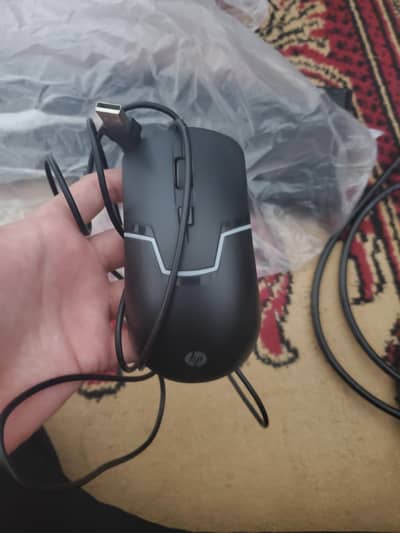 mouse, keyboard speakers and all three wires