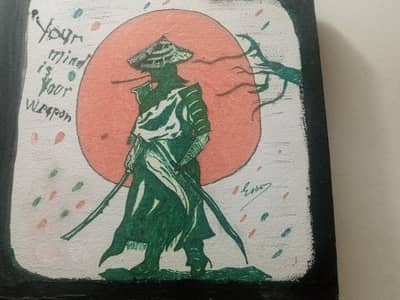 samurai sigma cool painting