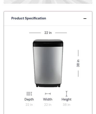 Dawlance Fully automatic 14kg washing machine