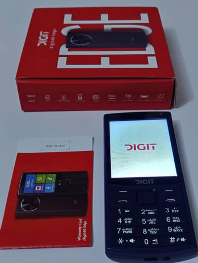 Jazz Digit Edge 4G+ WiFi PTA Approved | 2GB/16GB | Touch & Type