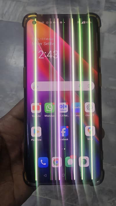 Oneplus 9 pro 12/256 perfect condition online lines on panel