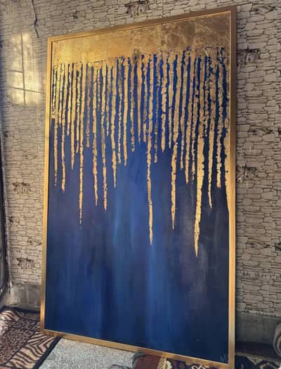Pure gold leaf painting for sale
