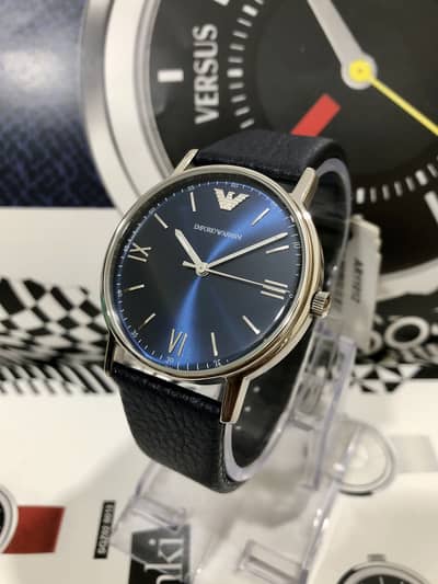 EMPORIO ARMANI/OCEAN BLUE-NEW ORIGINAL WATCH-SEIKO CITIZEN CASIO