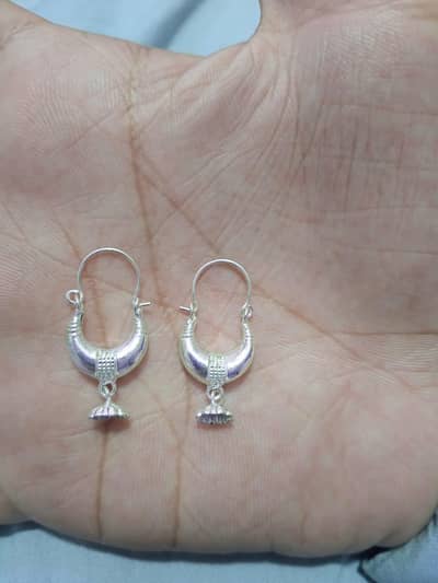 Modern Style baby girls chandi earrings