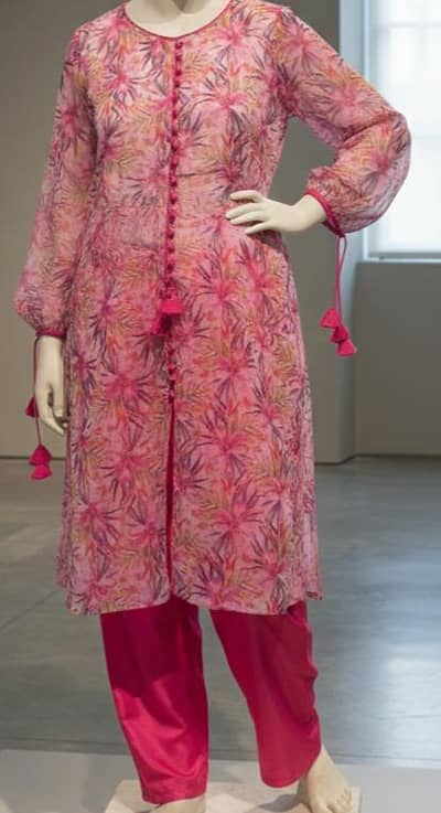 3 piece outstanding organza tissue suit medium size
