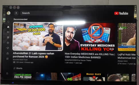 55 INCH LED TV SMART ANDROID BILTON SOUND BAR