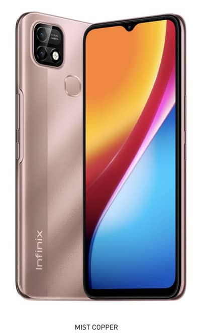 PTA approved Infinix smart 5 pro rose gold color lush + condition