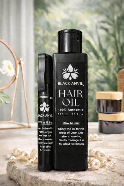 Black Anvail organic hair oil