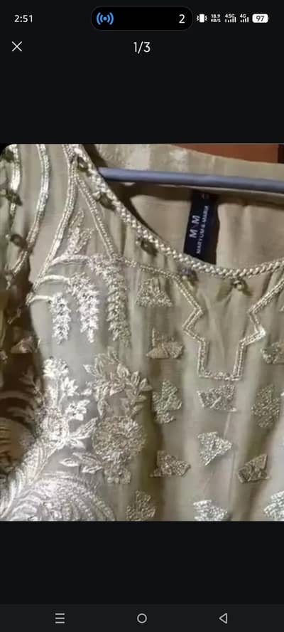 maryum and maria chiffon 3pc