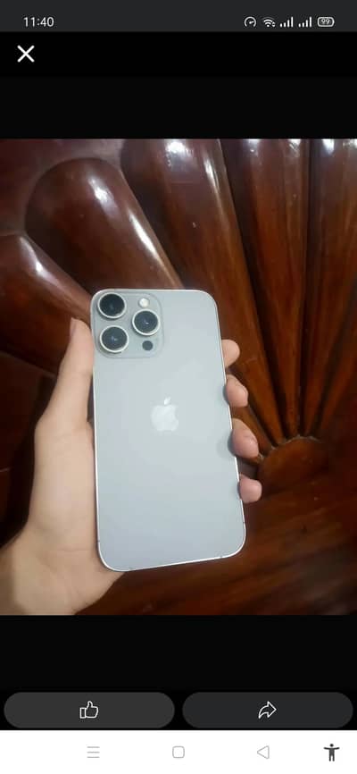 I phone X convert 11 pro max 10/10 condition ma hai