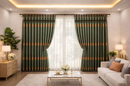 Curtain showroom salesman