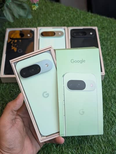 Google pixel 9 12/128 non active full box stock available