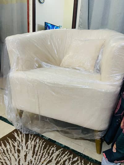 towel fabric modern and trendy design 2 seater sofa