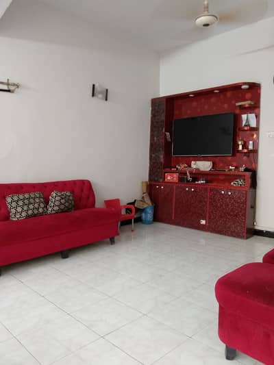 Newly renovated 3 bed drawing lounge 1st floor portion with roof for rent tiled flooring 24 hours water and electricity