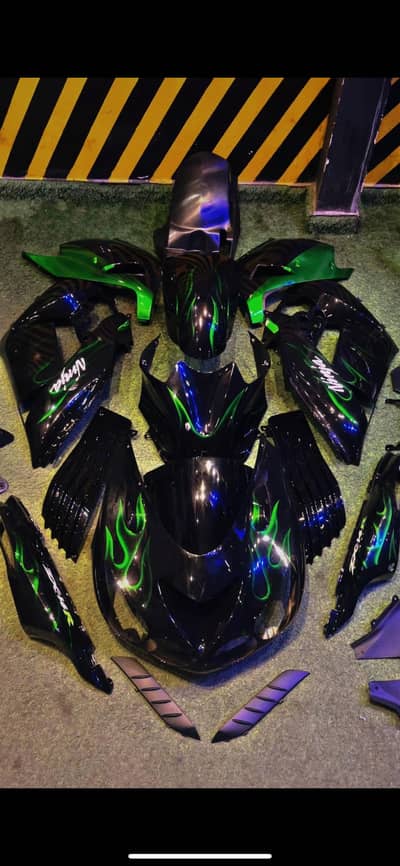 Kawasaki zx14r complete fairing kit brand new !!
