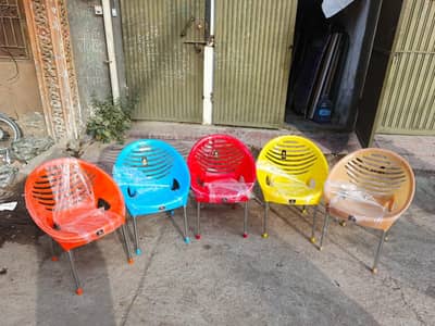 plastic chairs
