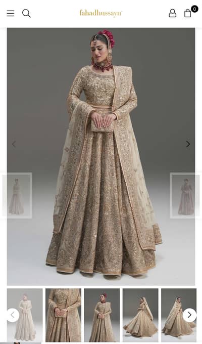 Excellent Fahad hussayn bridal Dress