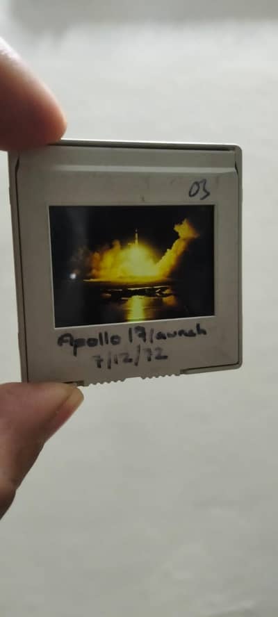 Original slide Photo Negative Apollo 17 launch 7/12/72