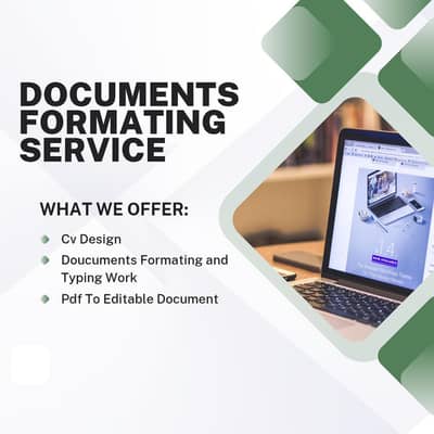 Documents Formating & Typing Service
