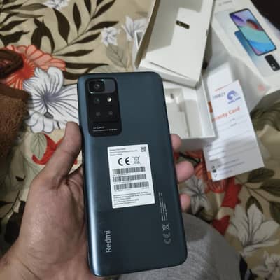 Redmi 10 6/128gb complete box official pta approved