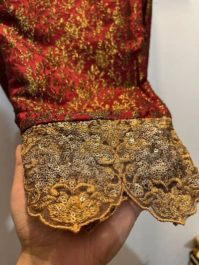 3 piece beautiful long gown with inner urgent sale