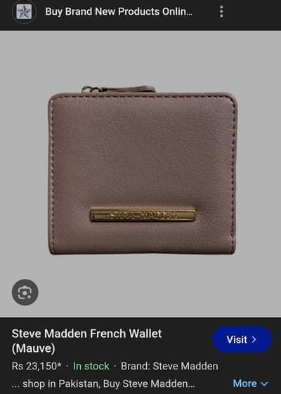 Branded Steve madden wallet