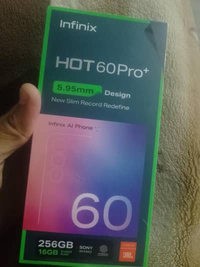 Infinix Hot 60 Pro Plus 16-256 ( Box Packed No Open )