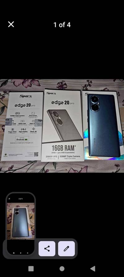 all ok bhai 10 by 10 halka sa tach barik eg mobile 256 gb