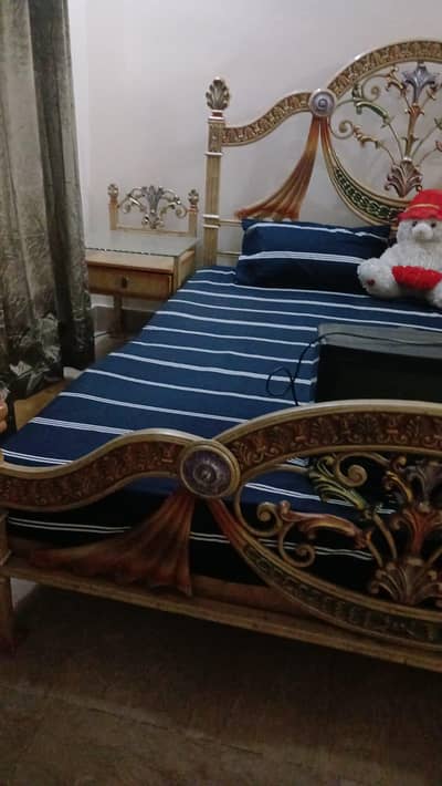 Bed dressing and Couch with mattress a set for sale in well Condition