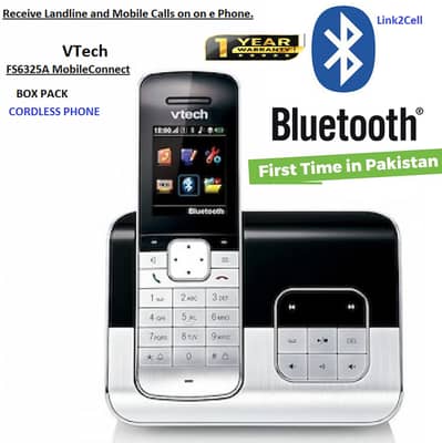 Cordless Phone with Bluetooth, Mobile and Land Calls at one place.
