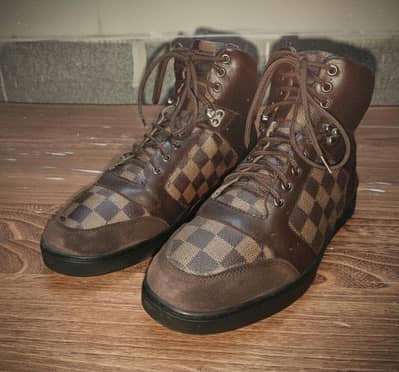 LV Brand High Top Sneakers UK 10 Size