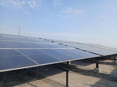 elevator structure + solar electric + panels installations