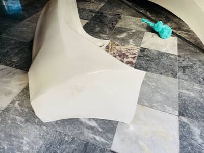 Aqua 2012 back bumper super white