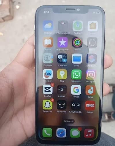 iphone x only front camera issue