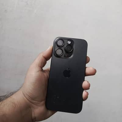 I phone 15 pro black jv 128gb