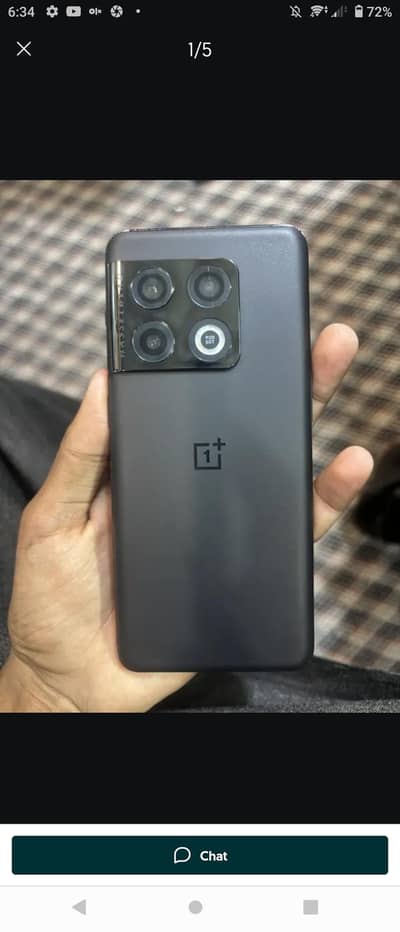 One plus 10 pro 5g line in display
