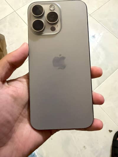 15 pro max natural tatinum 4 month sim time