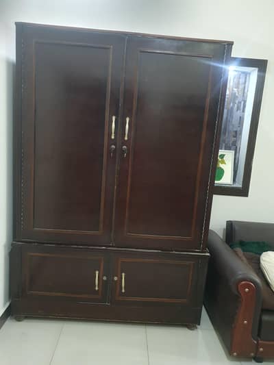 wood cupboard