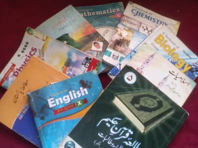 Books and notes for 10th class KPKTimergara