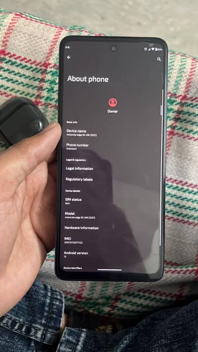 motorola edge 5G UW (2021) Official PTA Approved