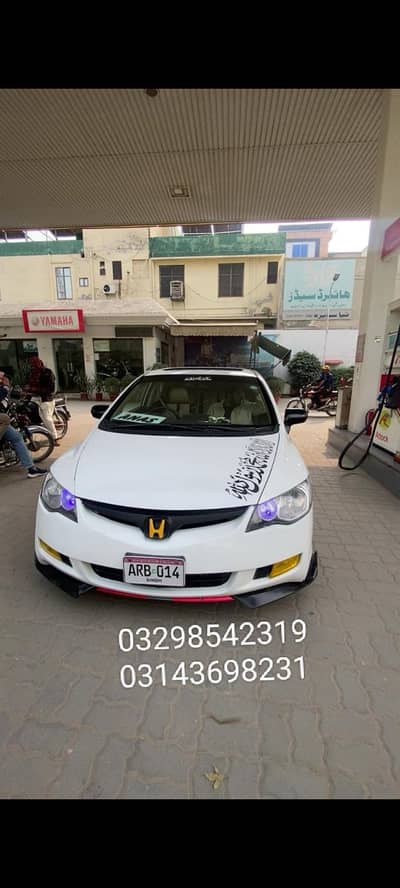 Honda civic reborn 2006 model in good condition and full modified look