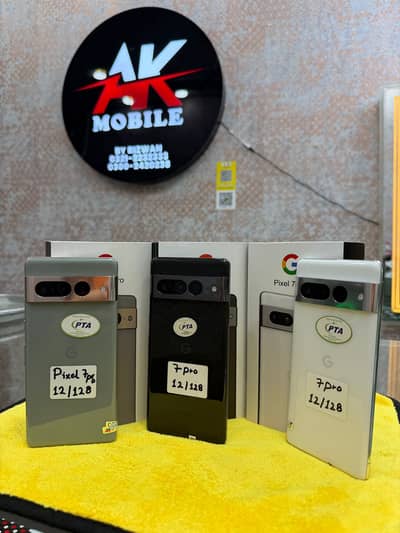 Google Pixel 7 Pro /7 / 7a  official PTA Approved Fresh Stock