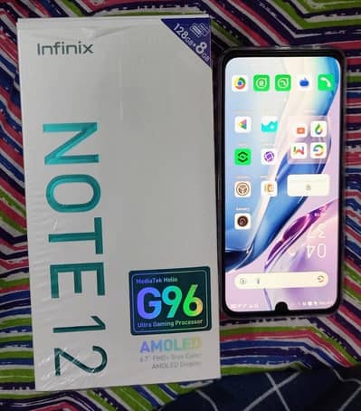 Infinix Note 12 G96 (8GB/128GB) - Gaming Phone - With Box