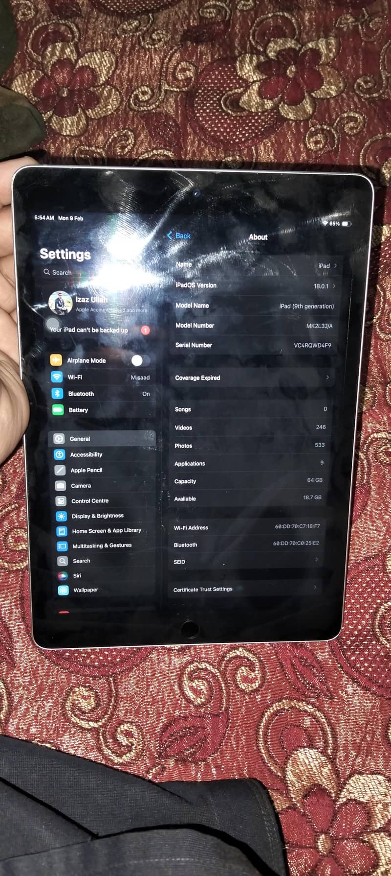 ipad 9th generation 1