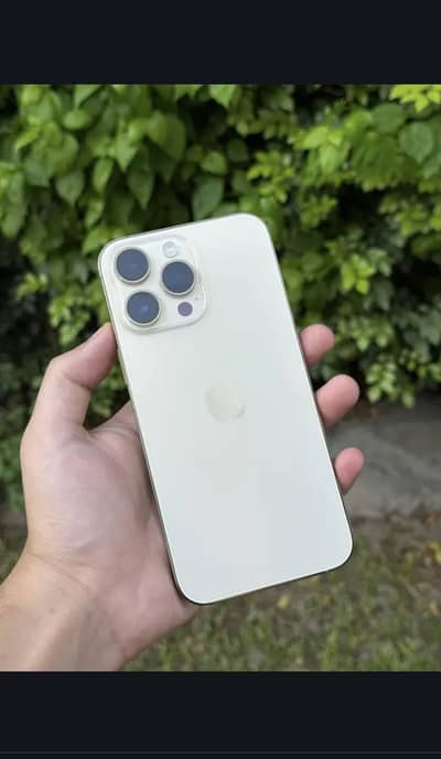 Iphone 14 pro max 128gb full box non pta golden