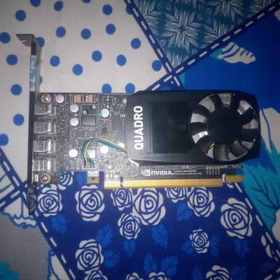 Nvidia Quadro P600 2GB GDDR5 128 BIT WITH CONNECTORS IN GOOD CONDITION