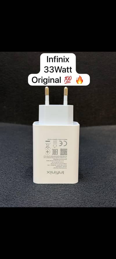 Infinix 33w Original Adopter New Super charge